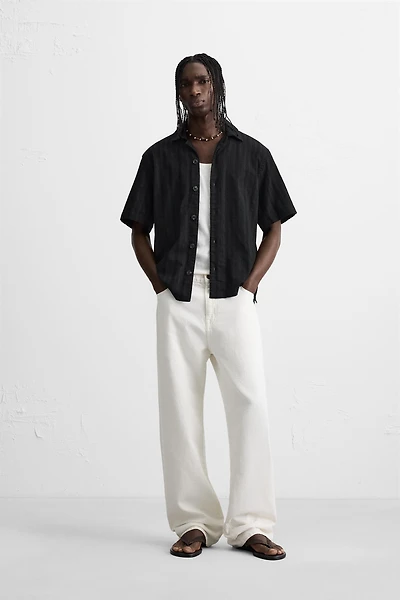 STRIPED JACQUARD SHIRT