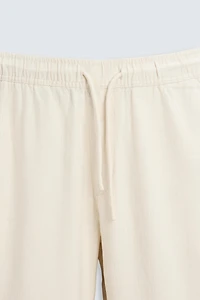PANTALON COUPE DÉCONTRACTÉE À TEXTURE
