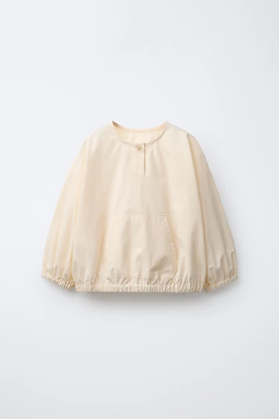 POPLIN SHIRT WITH POCKET