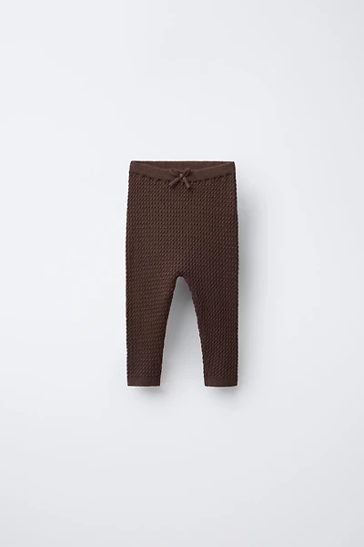 CABLE KNIT LEGGINGS