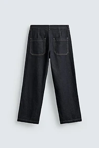 TWISTED SEAM BAGGY FIT JEANS