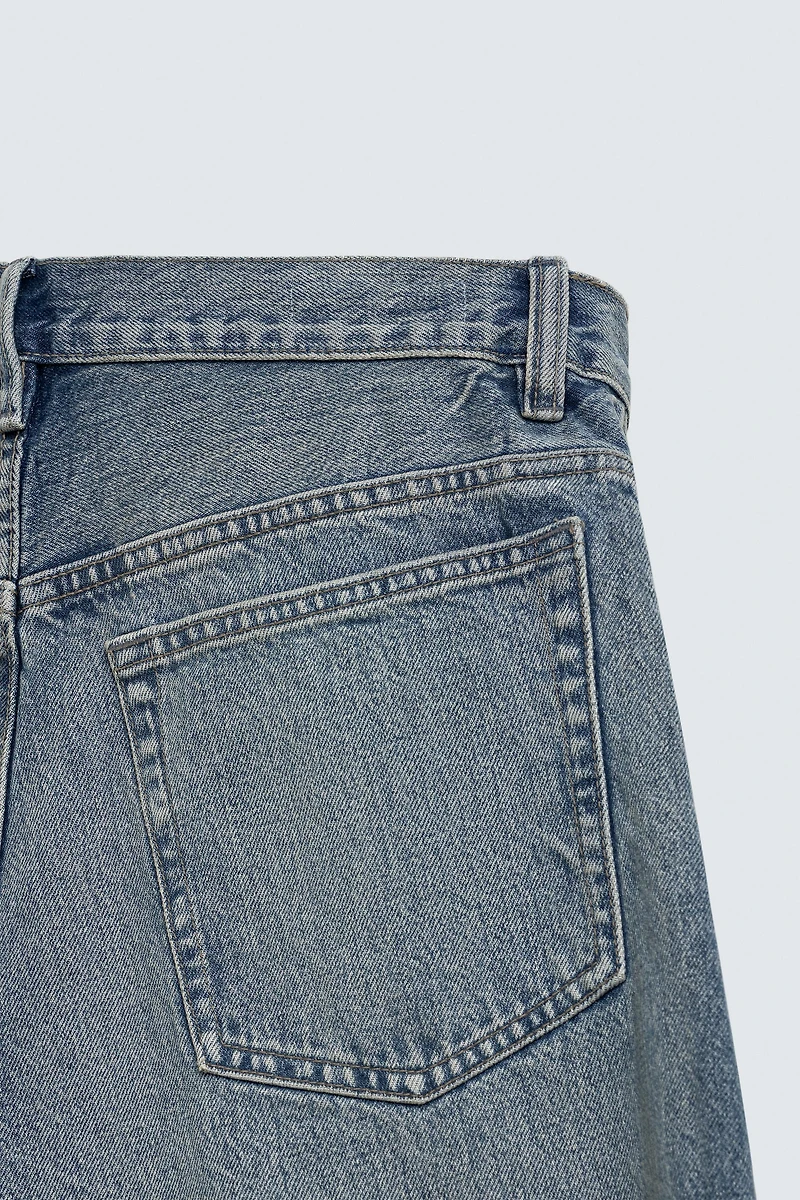 RELAXED FIT DENIM SHORTS