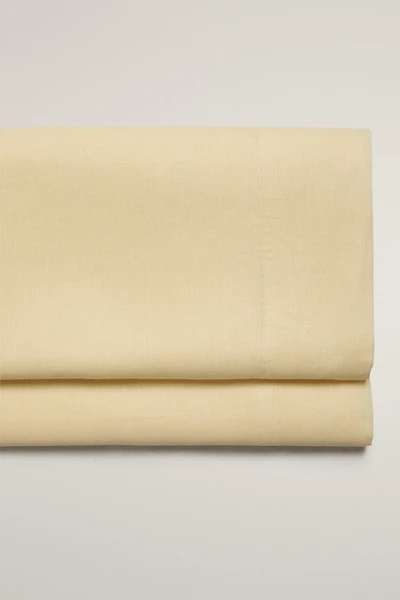 FADED LINEN FLAT SHEET (140 GSM)