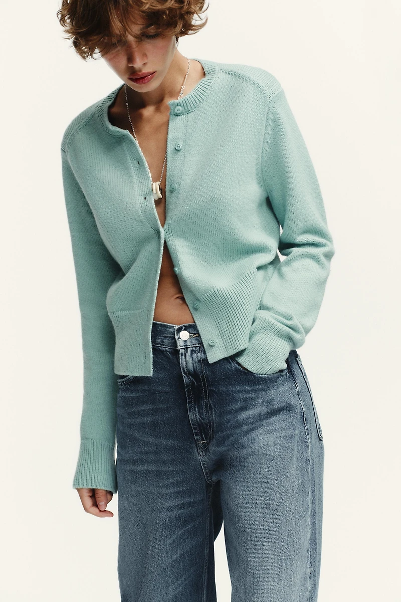 FITTED KNIT JACKET