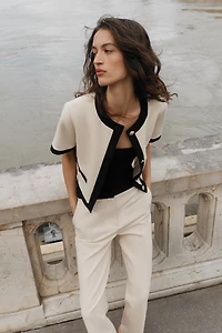 SHORT SLEEVE BLAZER