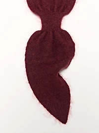 Cravate nœud en maille 100 % cachemire
