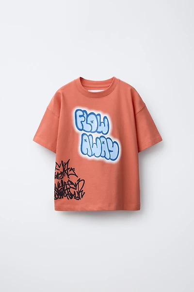 GRAFFITI PRINT T-SHIRT