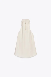 ZW COLLECTION FLOWY HALTER TOP
