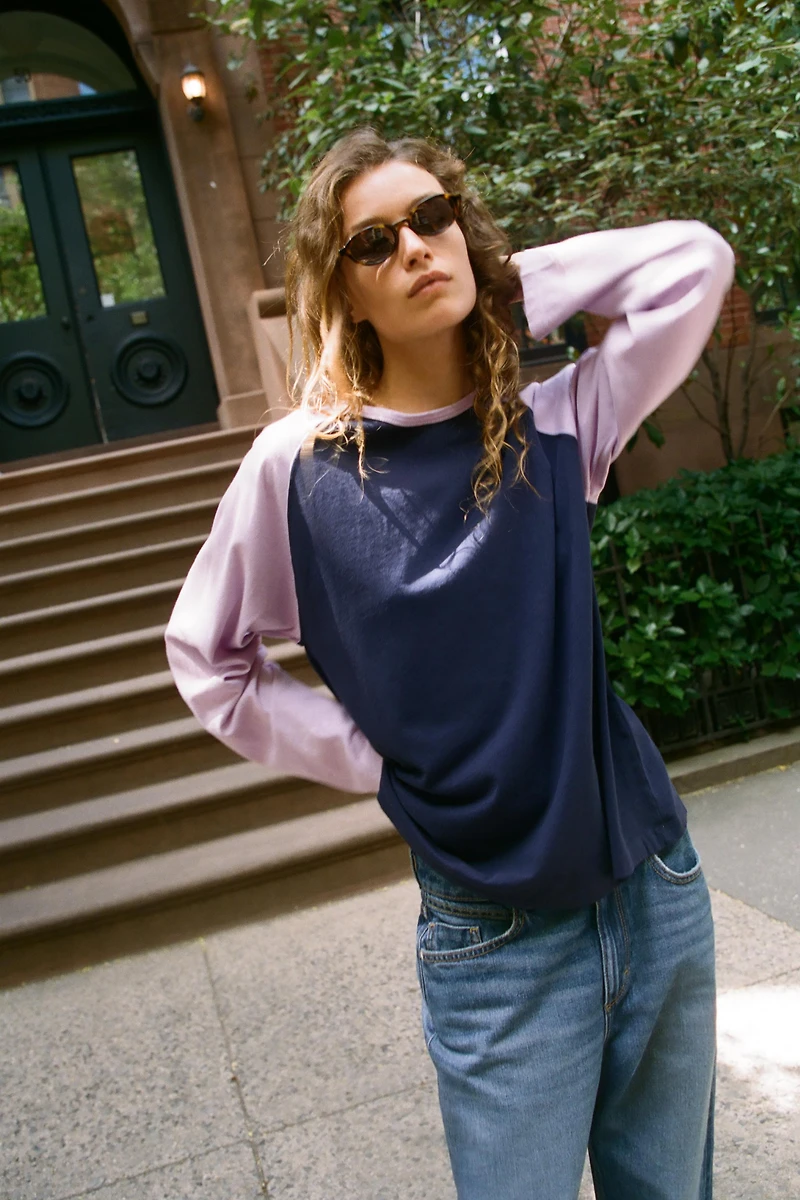 COLORBLOCK RAGLAN T-SHIRT