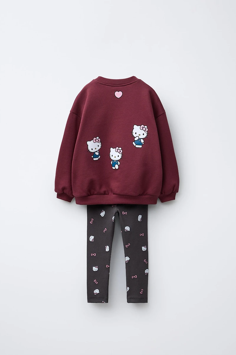 ENSEMBLE SWEAT-SHIRT ET LEGGING HELLO KITTY © SANRIO