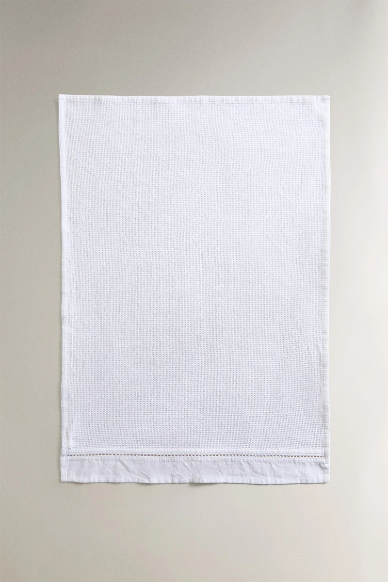 WAFFLE-KNIT KITCHEN TOWELS (SET OF 2)