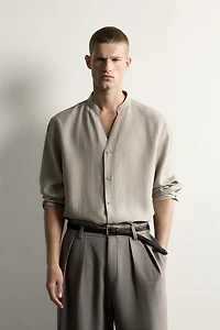 RELAXED FIT JACQUARD SHIRT