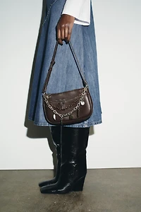 MINI CROSSBODY BAG WITH CHARM DETAIL