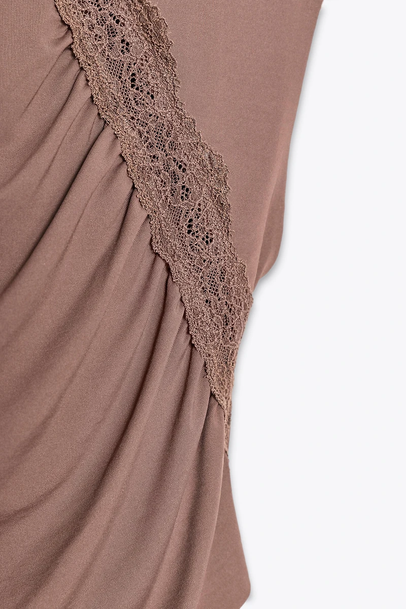TOP EN DENTELLE POLYAMIDE