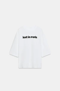 TEXT PRINT T-SHIRT
