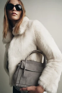 LEATHER MINI CITY BAG