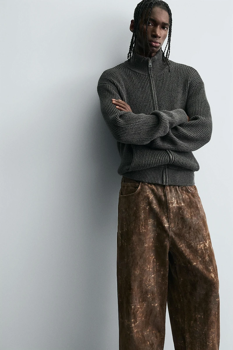 PANTALON DE CHARPENTIER À IMPRIMÉ ABSTRAIT