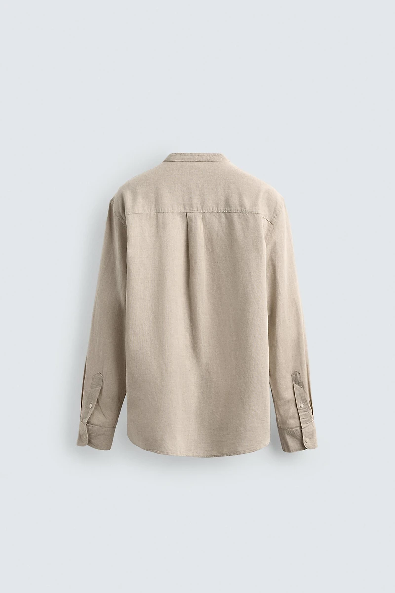 CHEMISE RELAXED FIT LIN - COTON