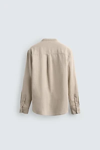 CHEMISE RELAXED FIT LIN - COTON