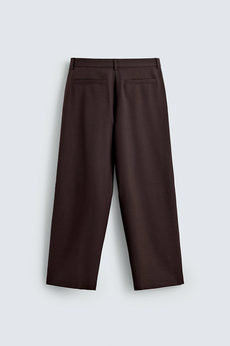 WOOL BLEND SUIT PANTS