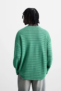 PULL STRUCTURÉ AJOURÉ