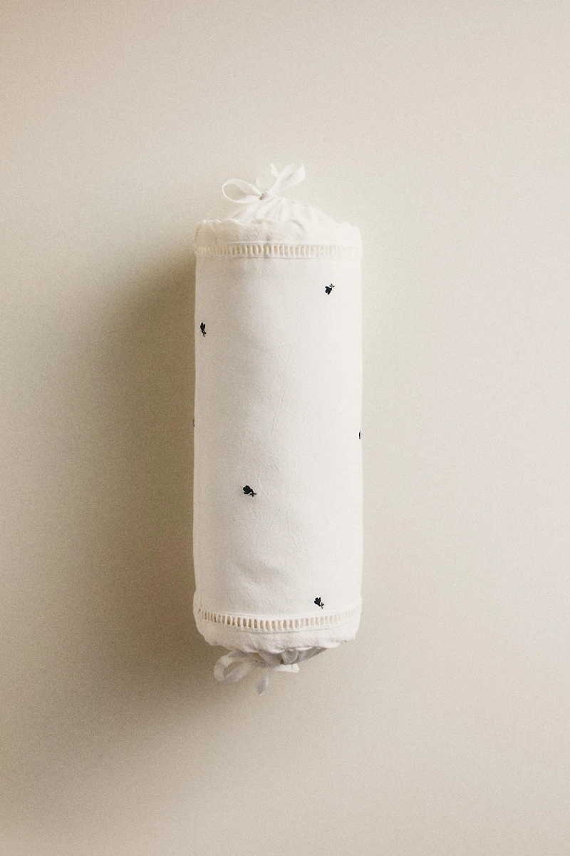 KIDS FLORAL BOLSTER PILLOW