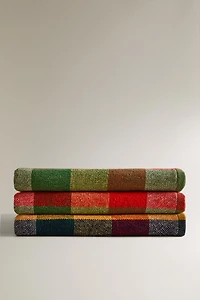 CHECK COARSE COTTON TABLECLOTH