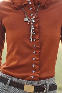 100% WOOL RUFFLED LIMITED EDITION JACKET