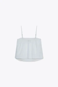 EMBROIDERED STRAPPY TOP