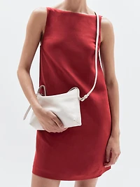 Petit sac en cuir nappa