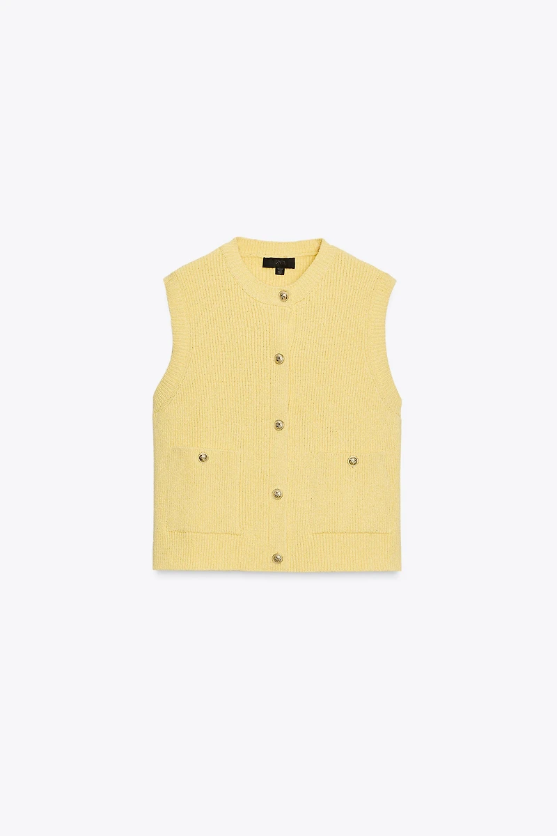 SMOOTH KNIT VEST TOP