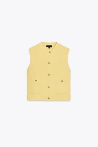 SMOOTH KNIT VEST TOP