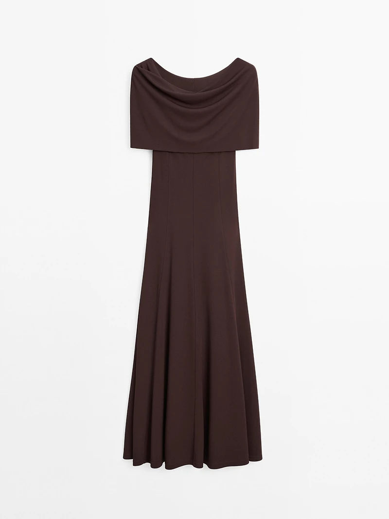 Long strapless dress
