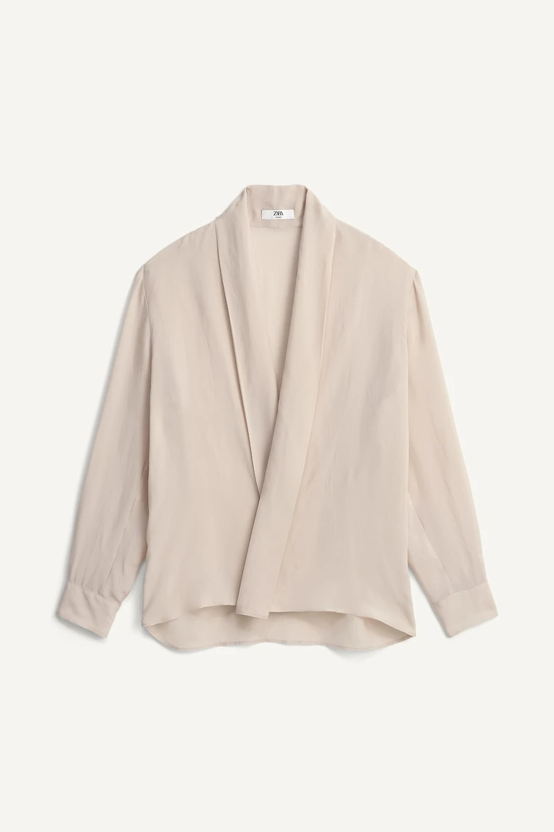 100% CUPRO KIMONO SHIRT