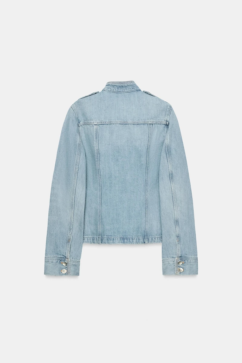 TRF POCKET DENIM JACKET