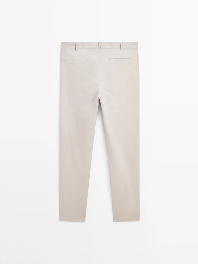 Slim fit trousers
