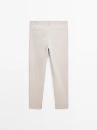 Slim fit trousers