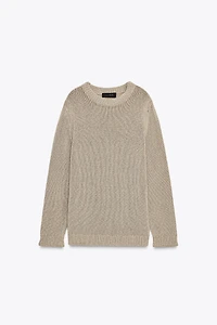PULL DROIT EN MAILLE