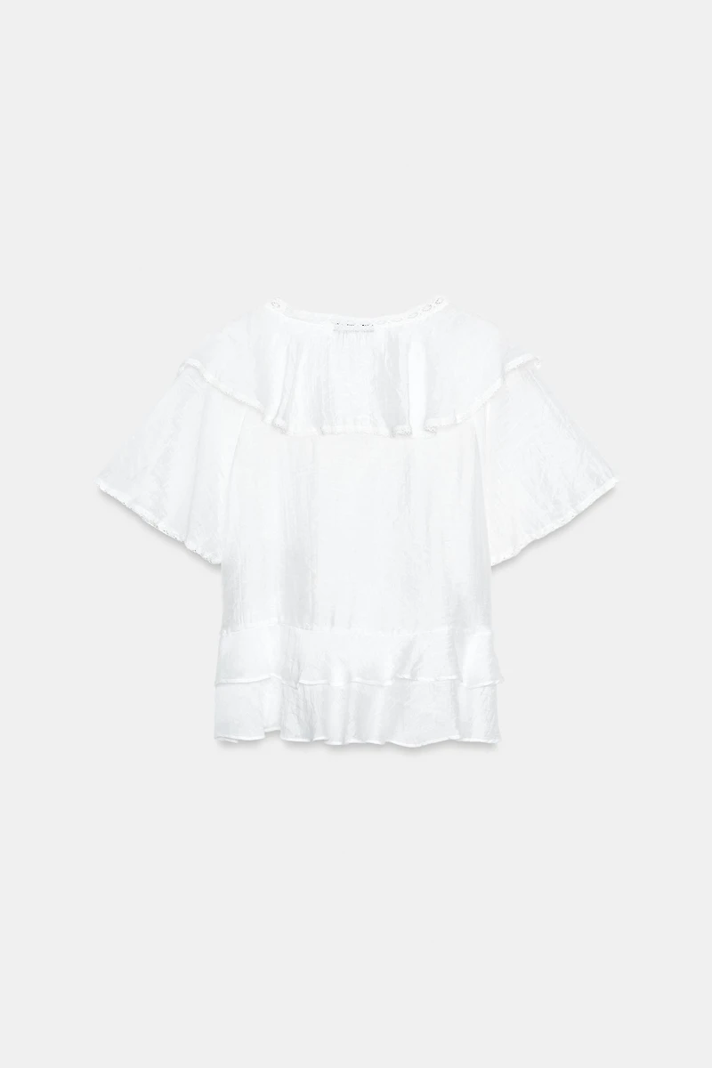 RUFFLED ROMANTIC SHIRT
