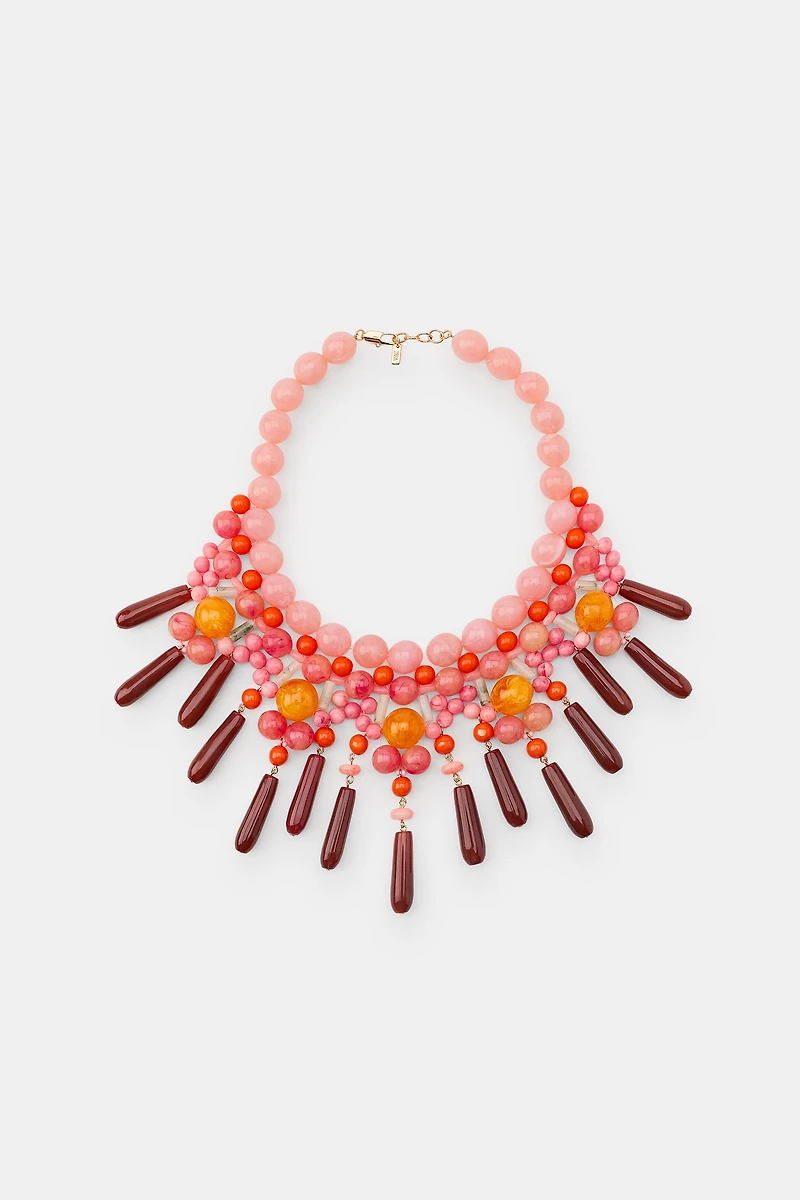 RESIN BALL NECKLACE