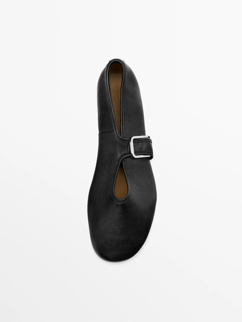 Ballerines cuir souple