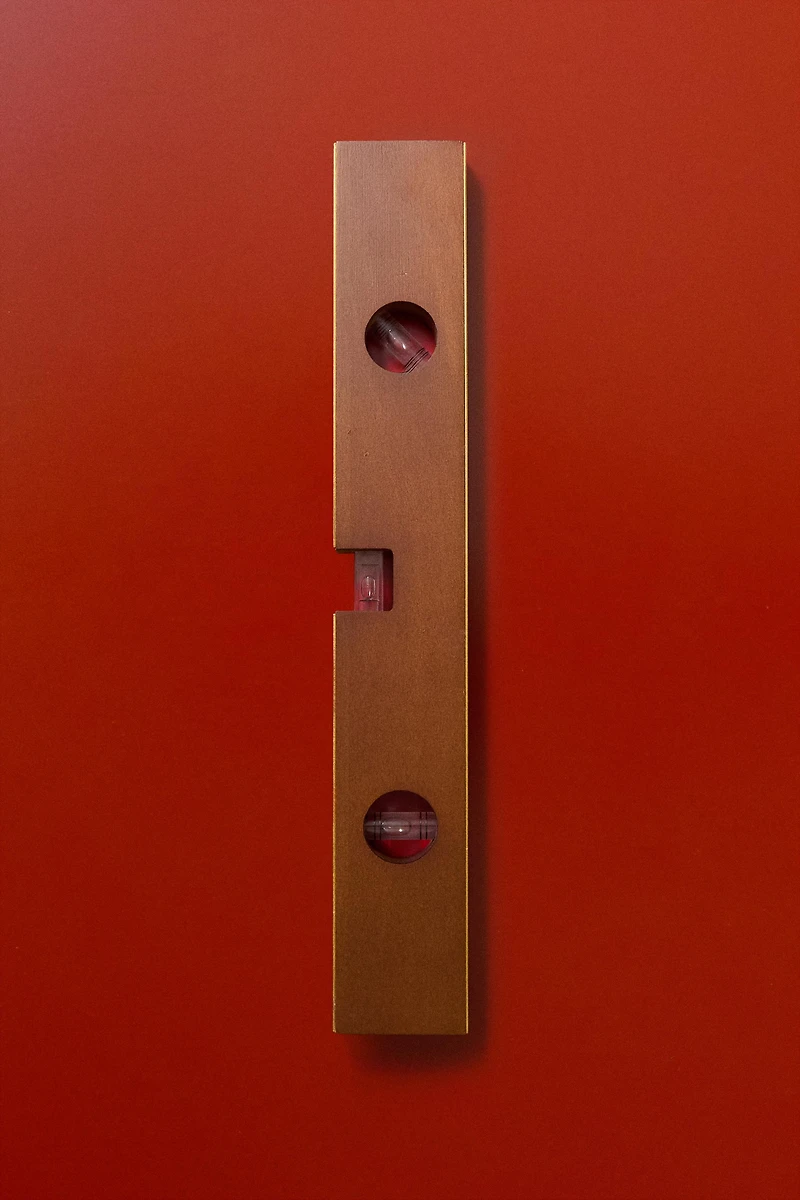 BEECH WOOD MEASURING BUBBLE LEVEL