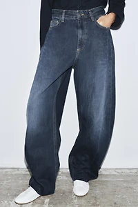 ZW COLLECTION MID-RISE BARREL JEANS