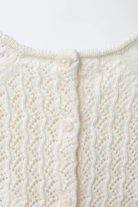 TEXTURED JUMPER AND BOTTOMS SET WITH COTTON MULBERRY SILK