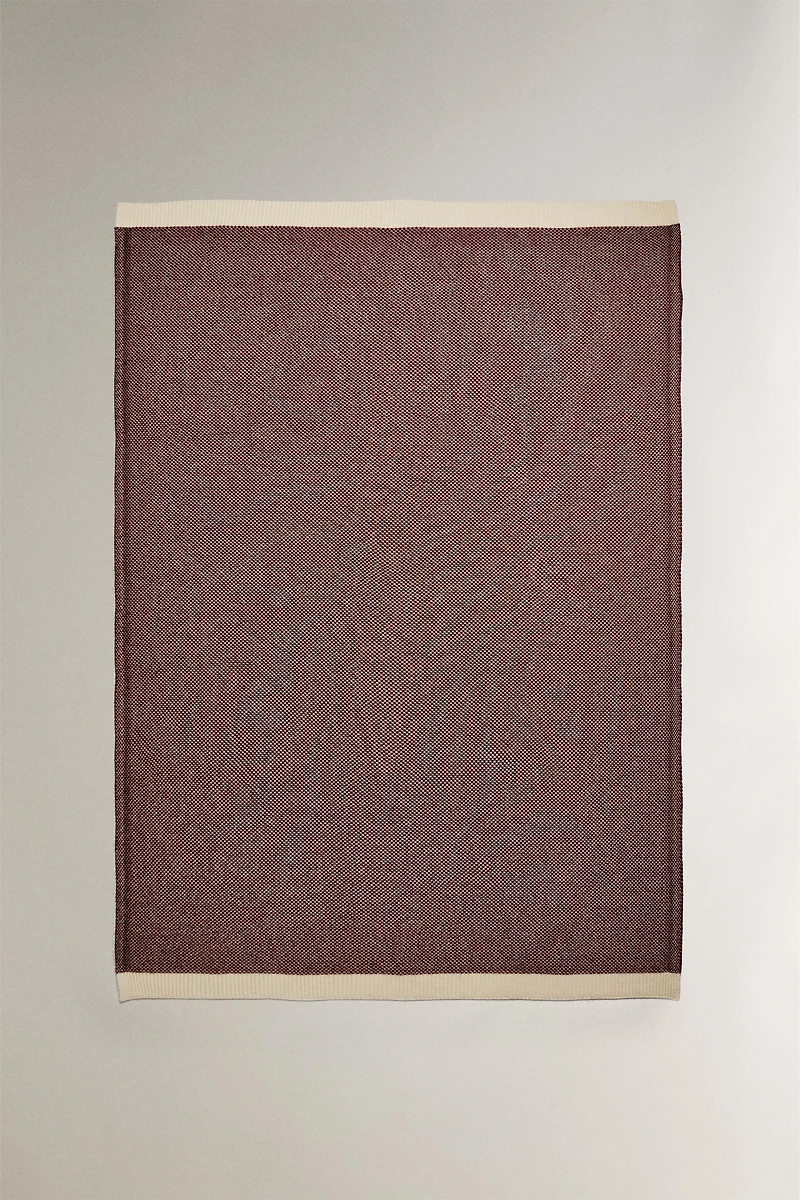 CHRISTMAS JACQUARD KNIT BLANKET