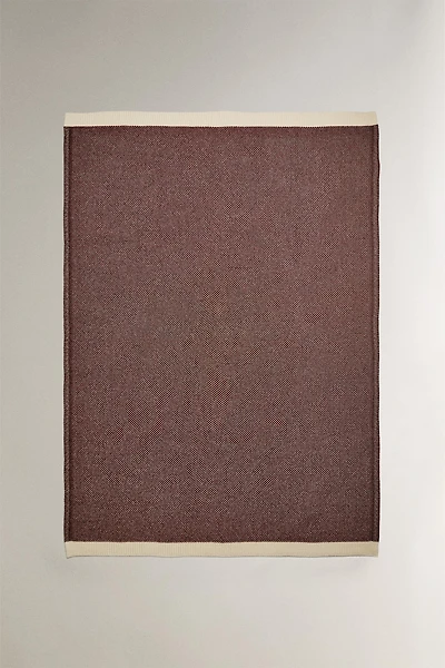 CHRISTMAS JACQUARD KNIT BLANKET