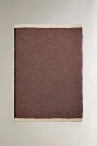 CHRISTMAS JACQUARD KNIT BLANKET