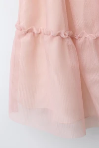 JUPE EN TULLE À VOLANT