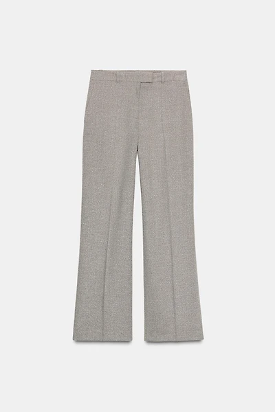 RUSTIC TEXTURED STRAIGHT LEG PANTS
