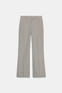 RUSTIC TEXTURED STRAIGHT LEG PANTS